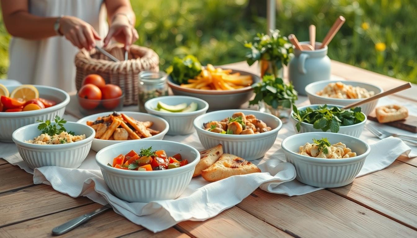 Ingredients prepared for a fast weeknight meal